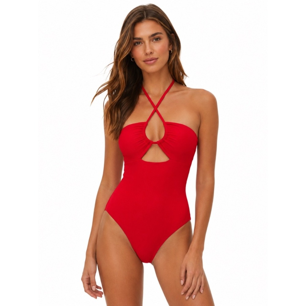 Beach Riot - Phoenix Ribbed One Piece Swimsuit - Picture 1 of 7